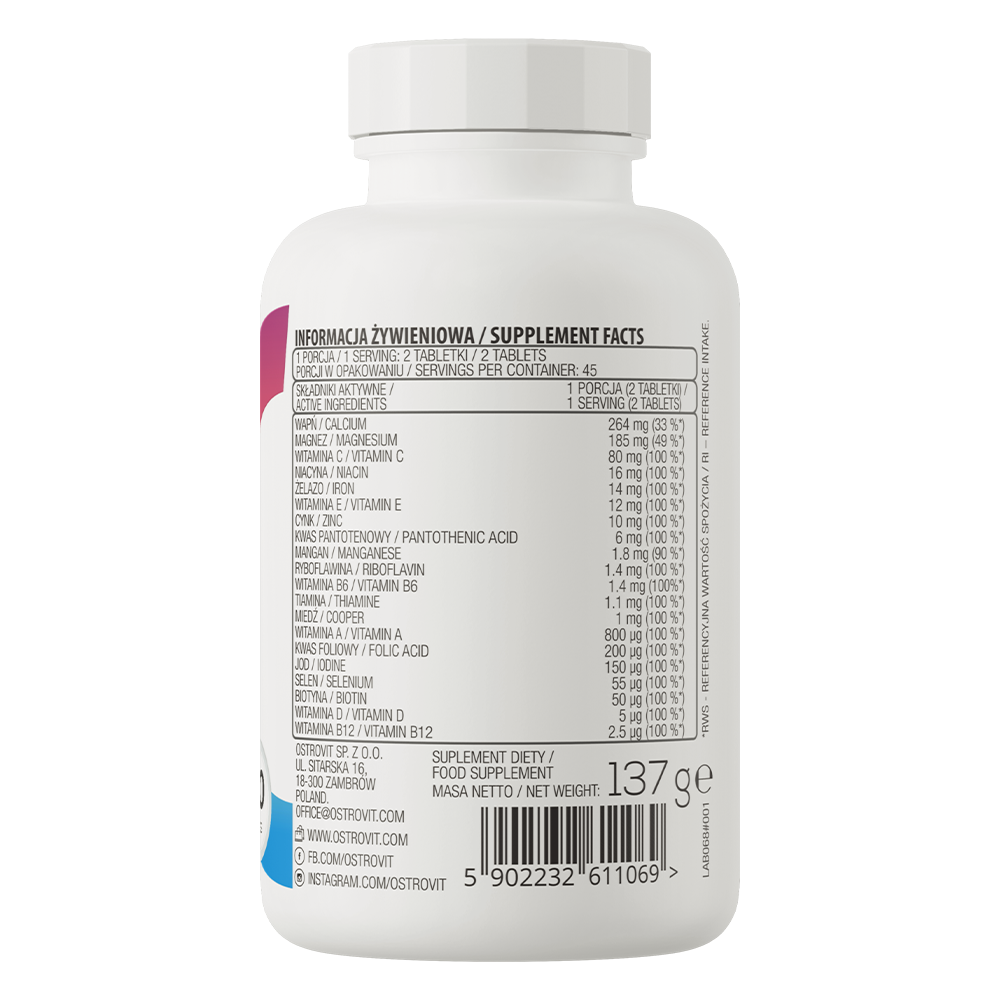 OstroVit 100% Vit&Min 90 tab