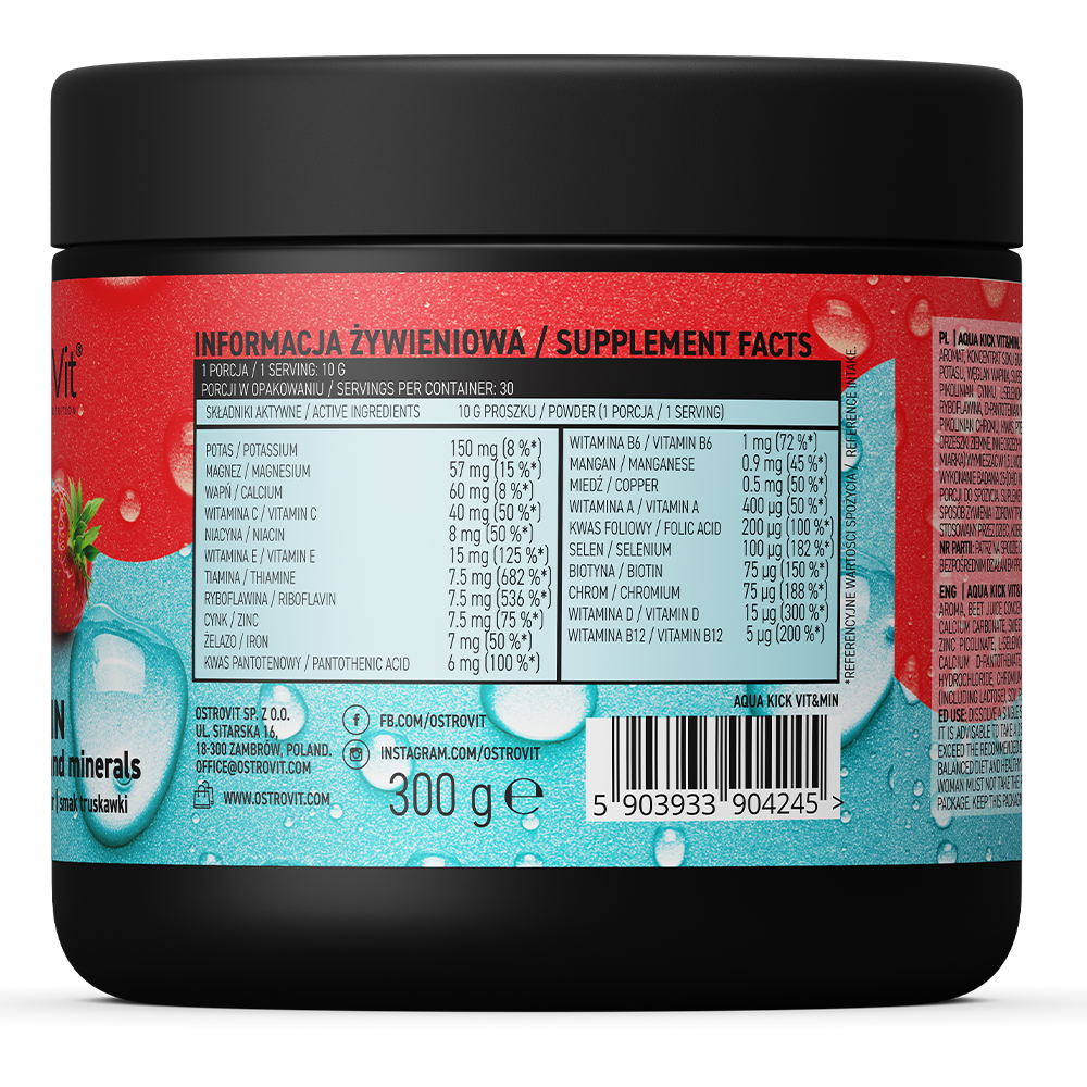 OstroVit Aqua Kick VIT&MIN 300 g