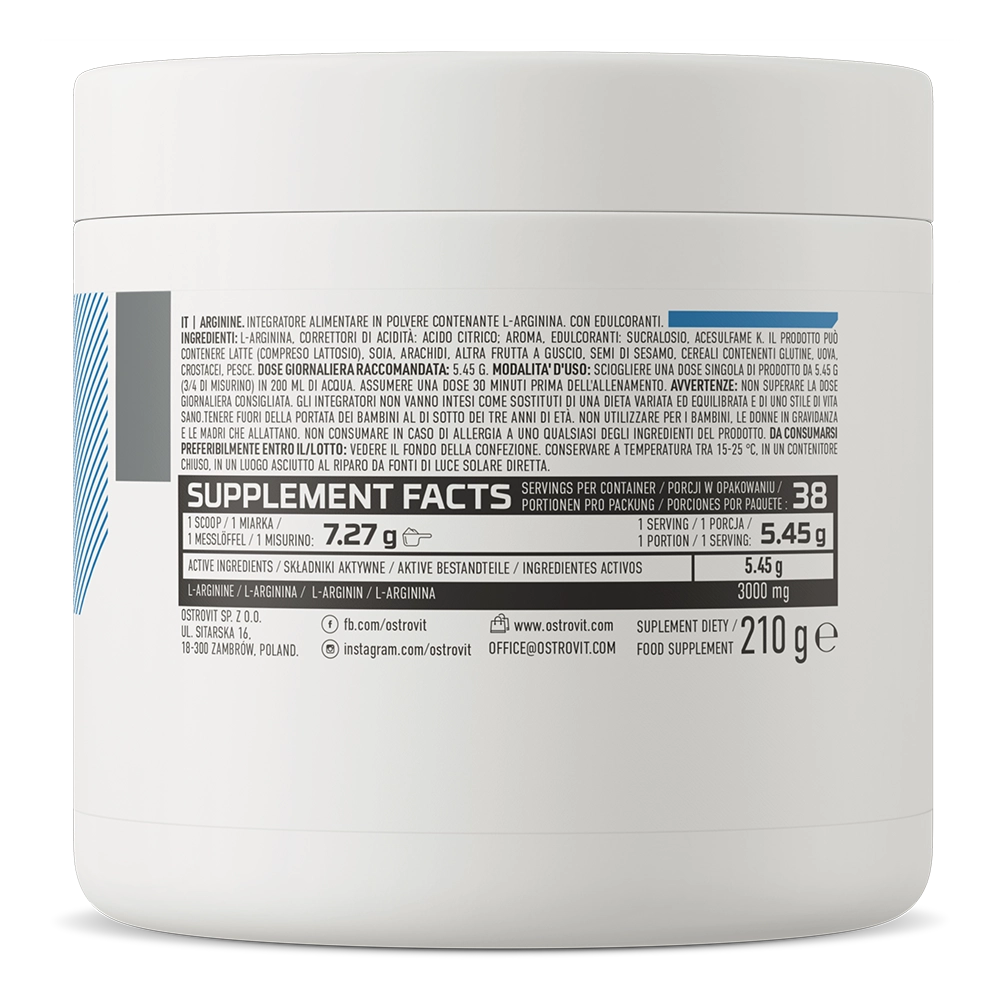 OstroVit arginiin 210 g, Sidrun