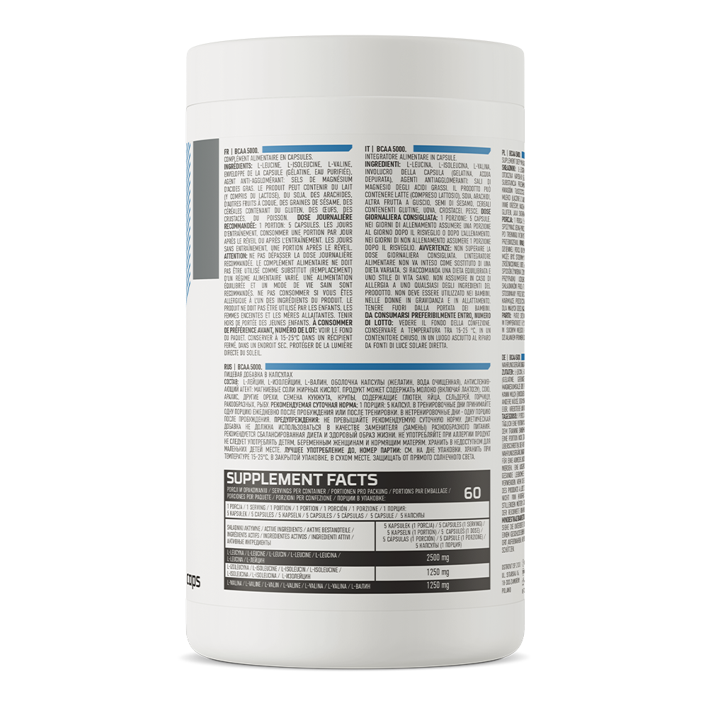 OstroVit BCAA 5000 mg 300 kapslit