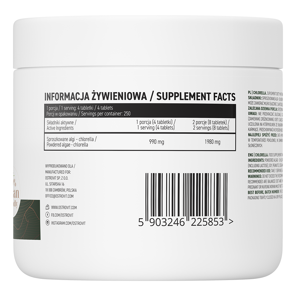 OstroVit Chlorella 1000 tab