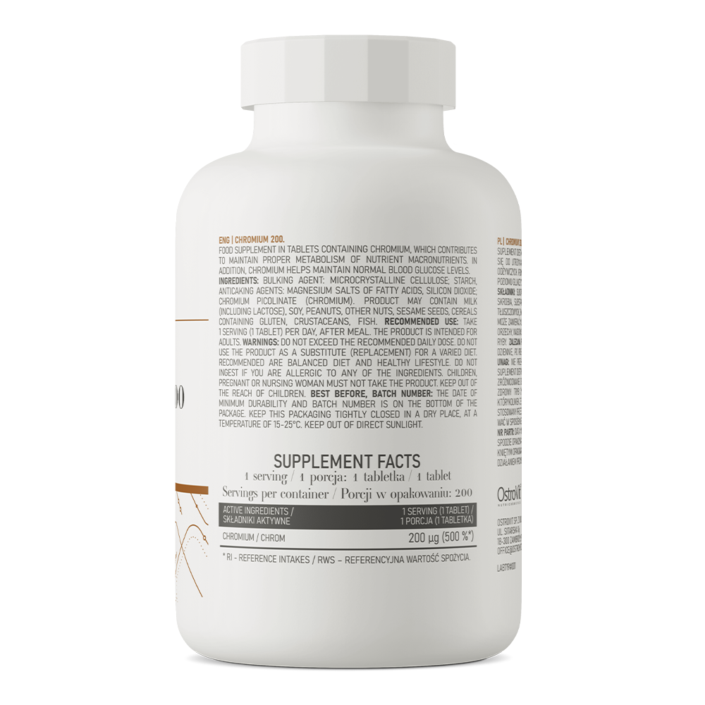 OstroVit Chromium 200 mg 200 tab