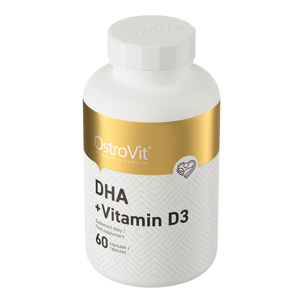 OstroVit DHA + витамин D3 60 капсул