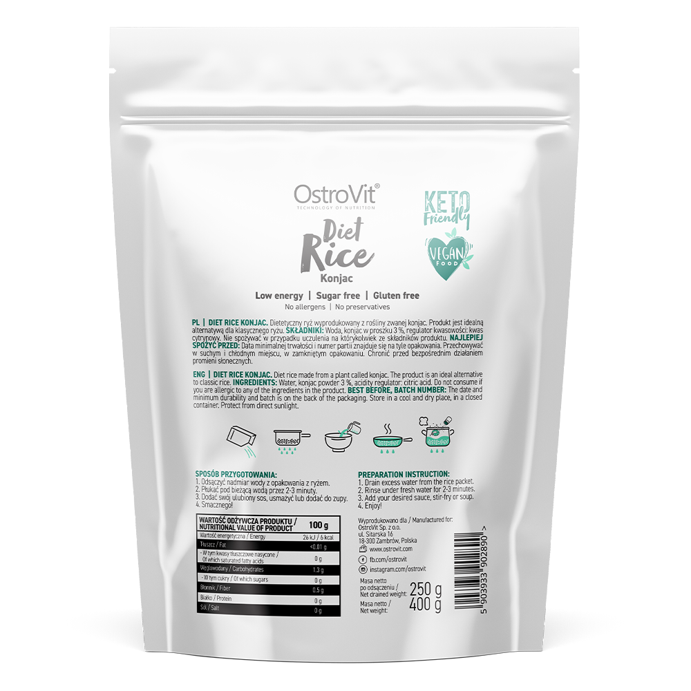 OstroVit Diet Rice Konjac 400 g
