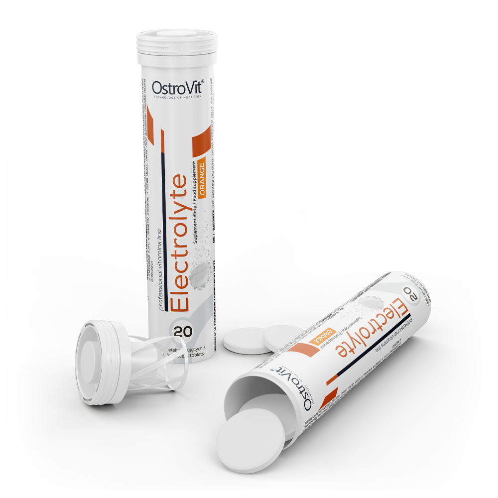 OstroVit Electrolytes 20 kihisevat tabletti, Oranž