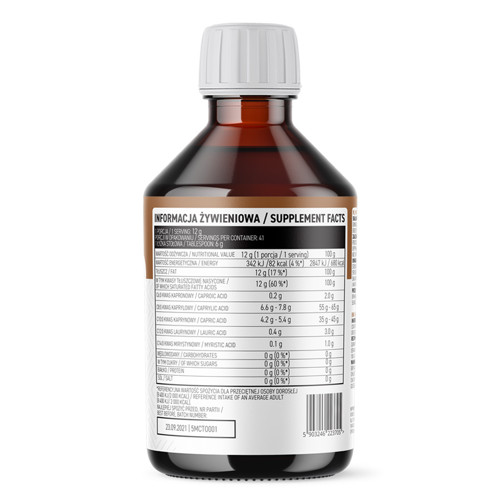 OstroVit MCT õli 500 ml, naturaalne