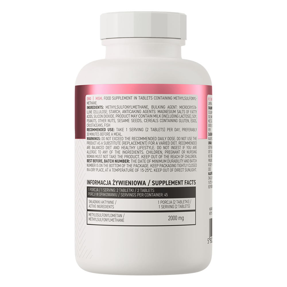 OstroVit MSM 90 vahelehed