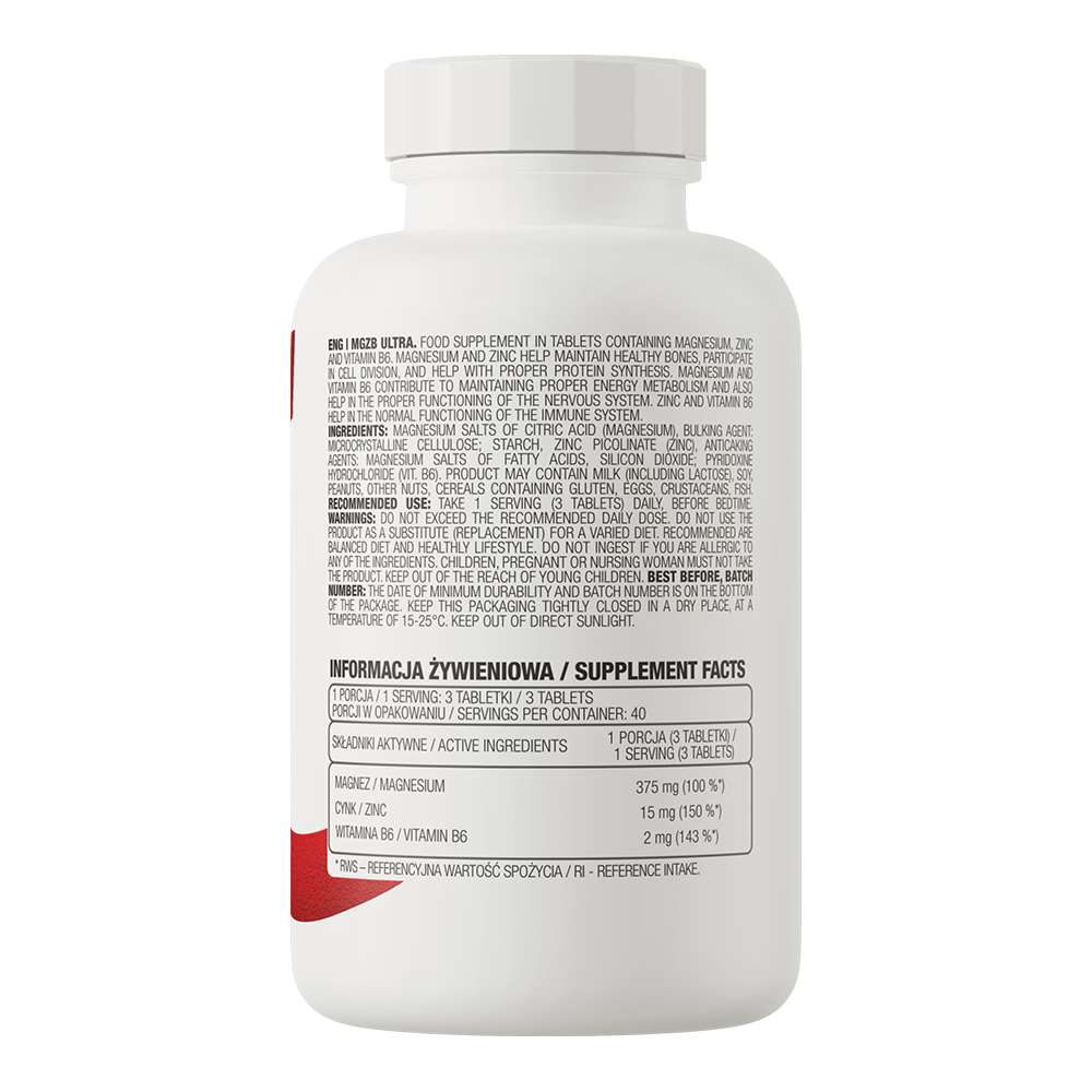 OstroVit MgZB 120 таблеток