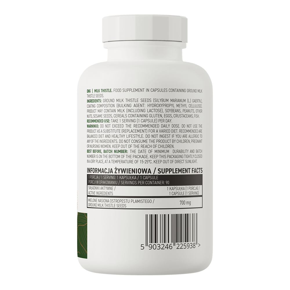 OstroVit Milk Thistle VEGE 90 kapslit