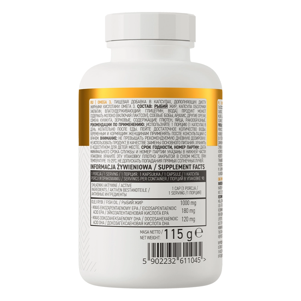 OstroVit Omega 3 90 kapslid