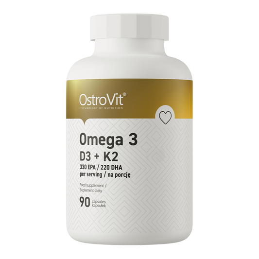 OstroVit Omega 3 D3+K2 90 caps