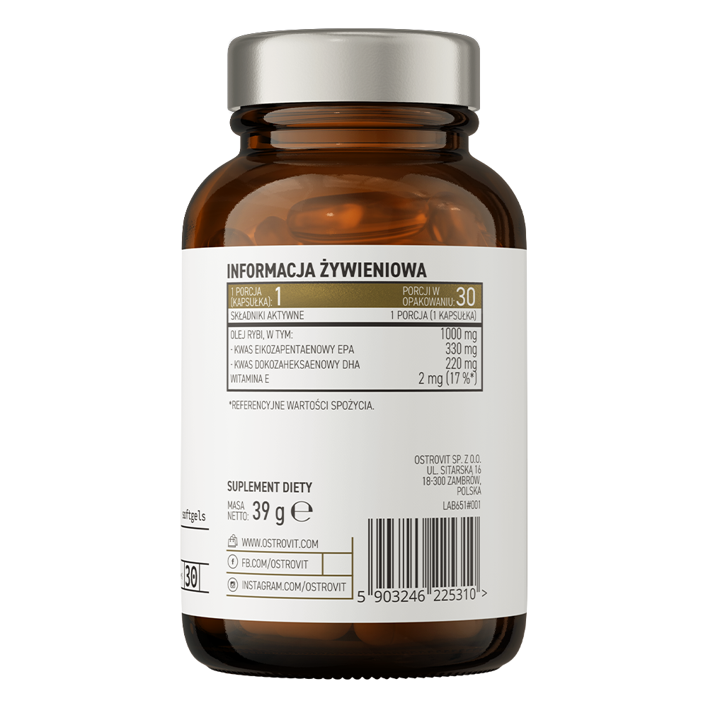 OstroVit Pharma Elite Омега 3 30 капсул