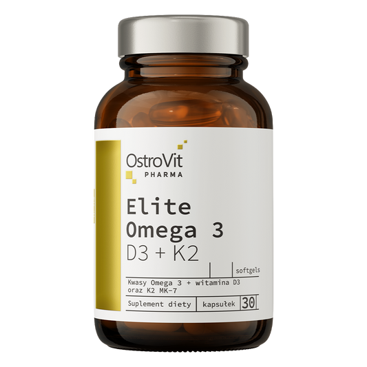 OstroVit Pharma Elite Omega 3 D3 + K2 30 capsules