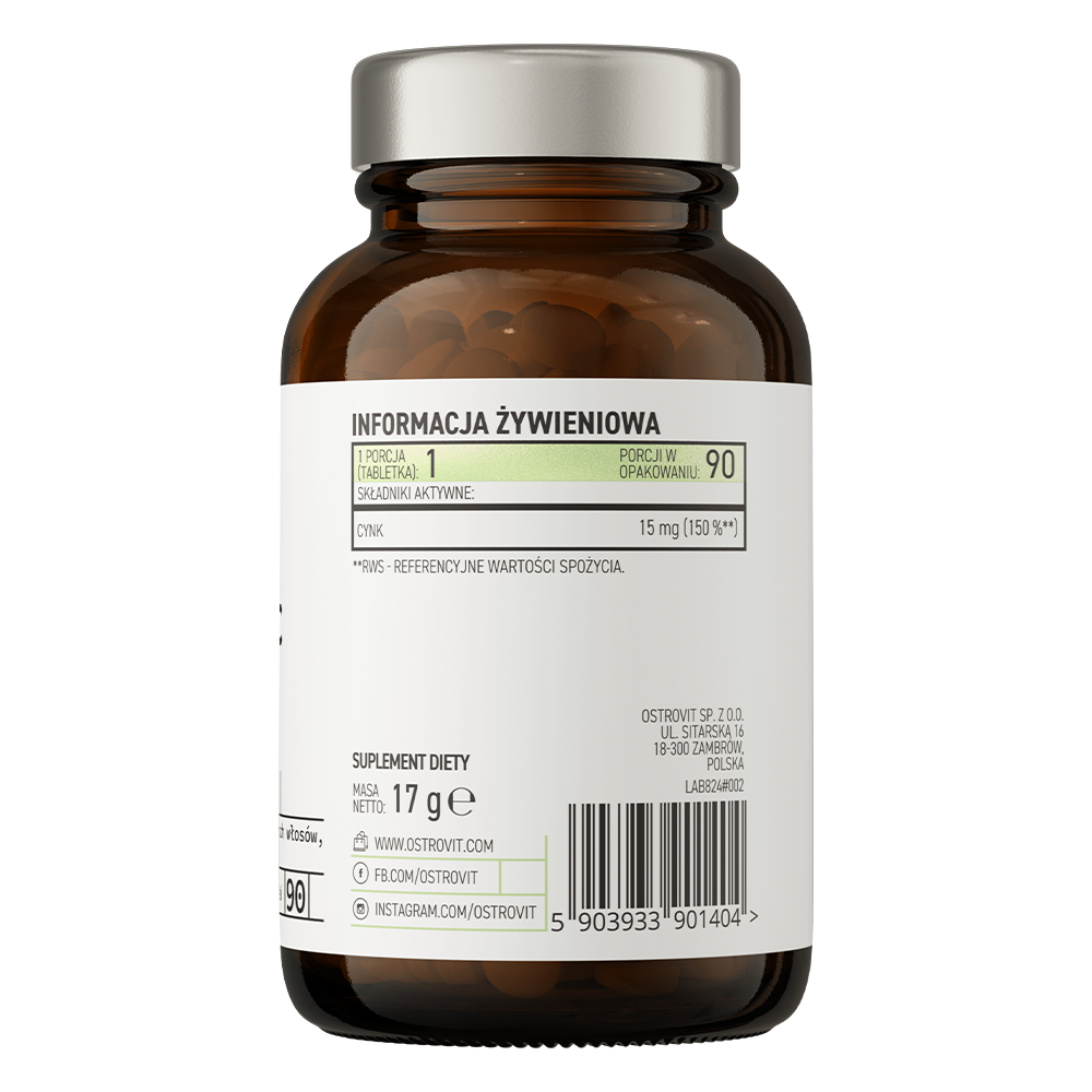 OstroVit Pharma Orgaaniline Tsink 90 tab