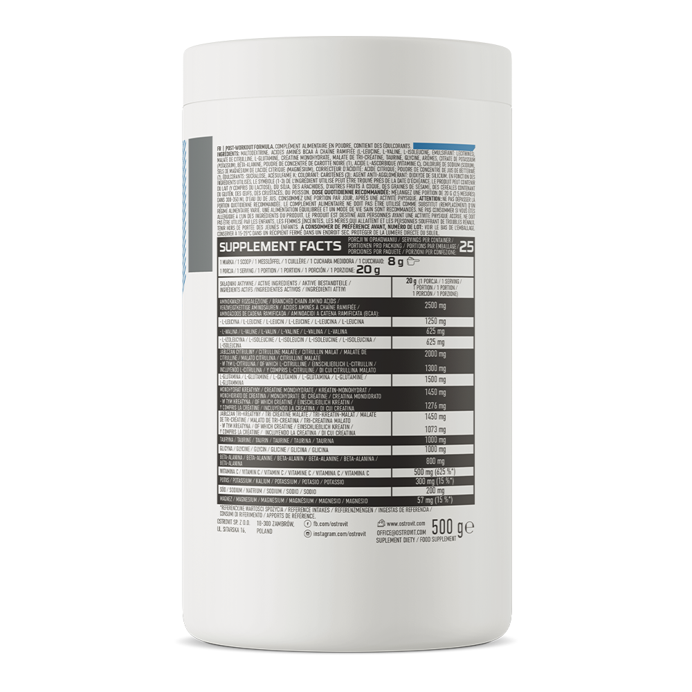 OstroVit Post-Workout Formula 500 g, Virsik