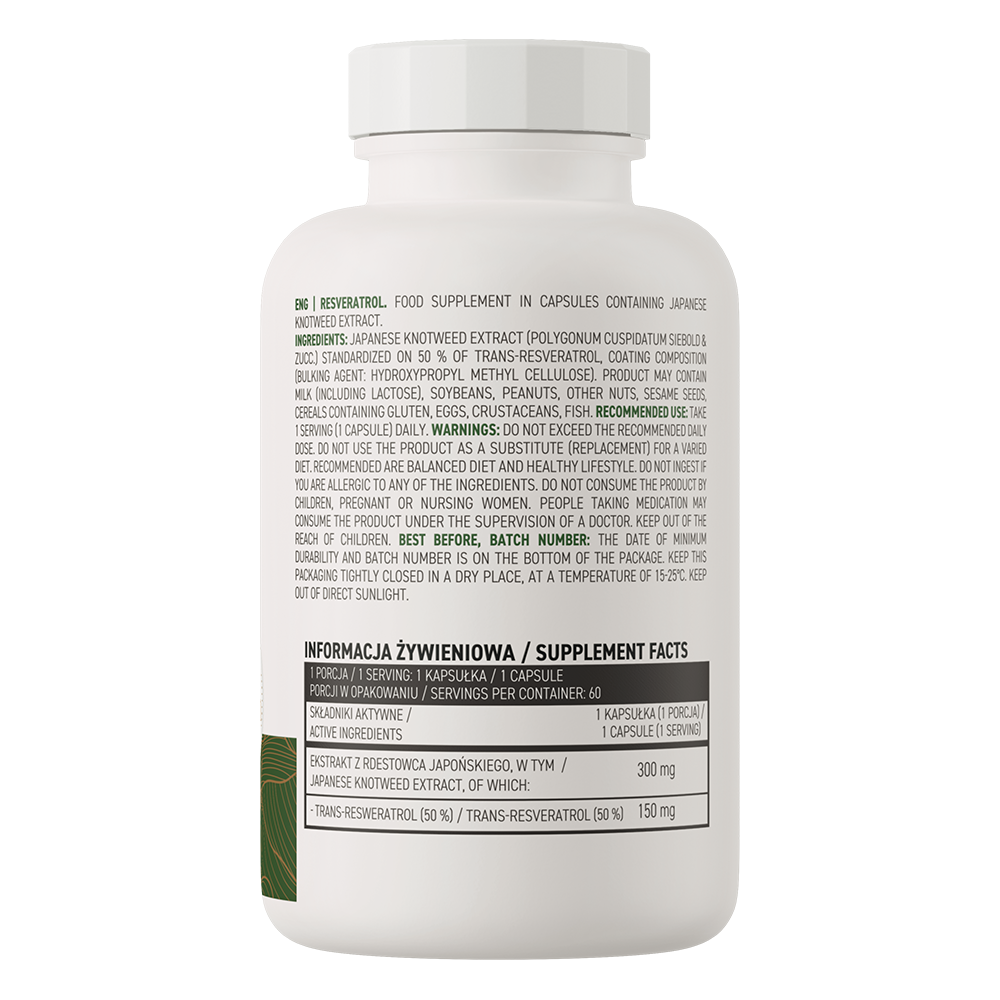 OstroVit Resveratrol VEGE 60 capsules