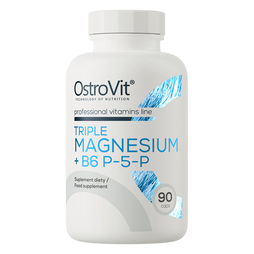 OstroVit Тройной Магний + B6 P-5-P 90 капсул