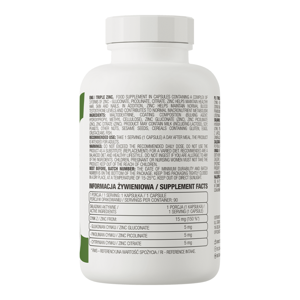 OstroVit Triple Zinc 90 kork