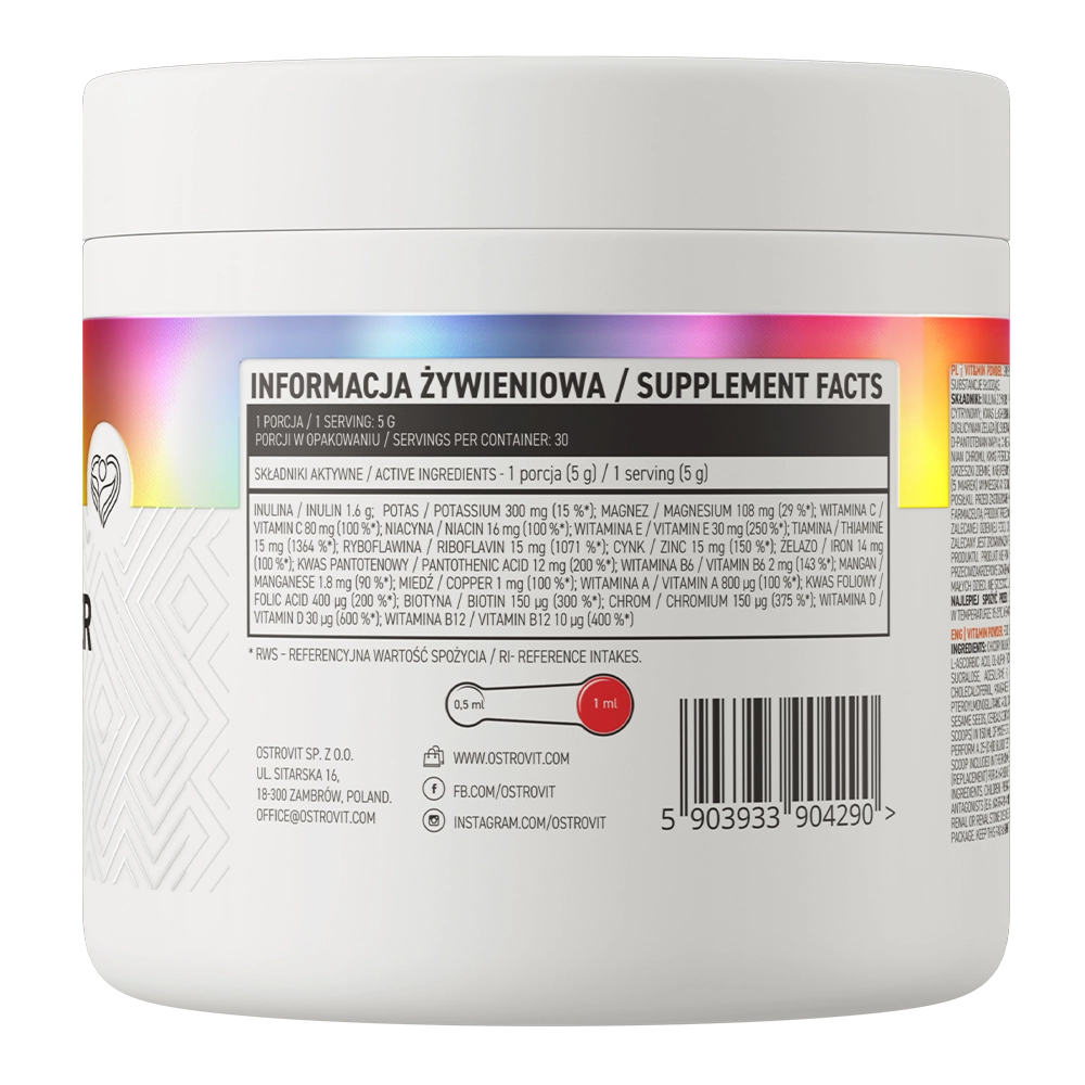 OstroVit VIT&MIN pulber 150 g, Virsik