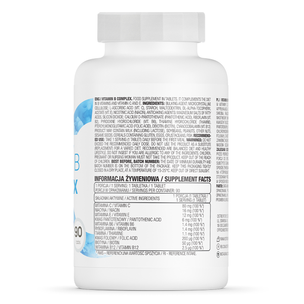 OstroVit Vitamin B Complex 90 tabs