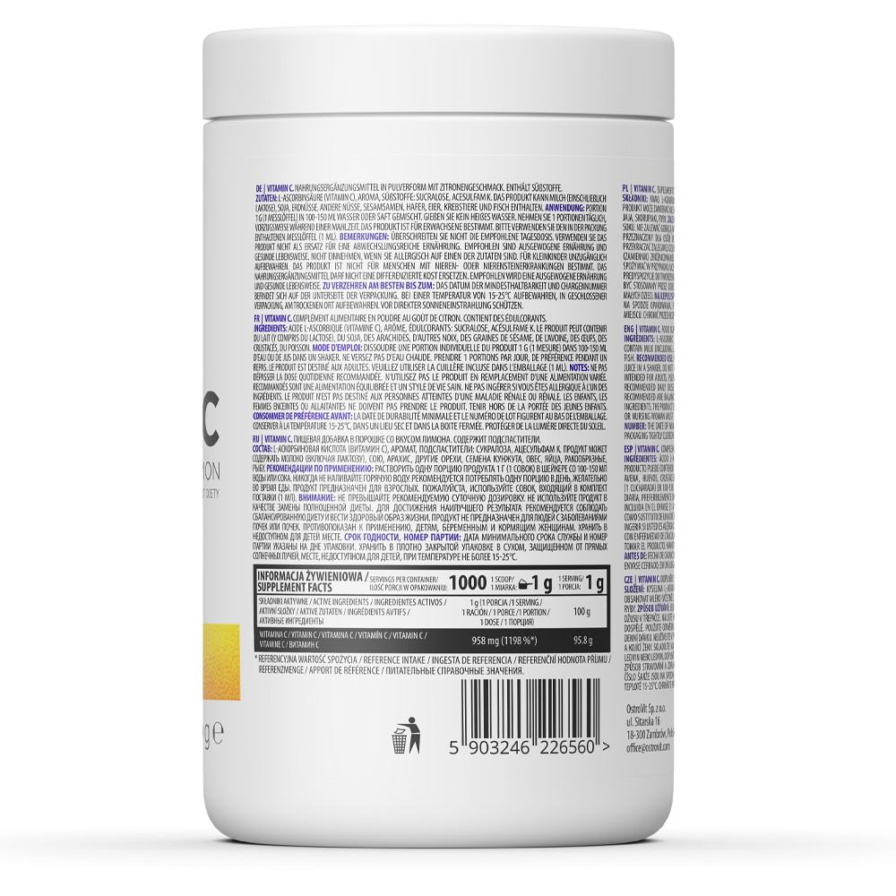 OstroVit C-vitamiin 1000 g, Sidrun