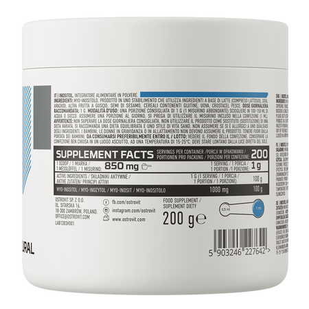 OstroVit Inositol 200 g, Looduslik