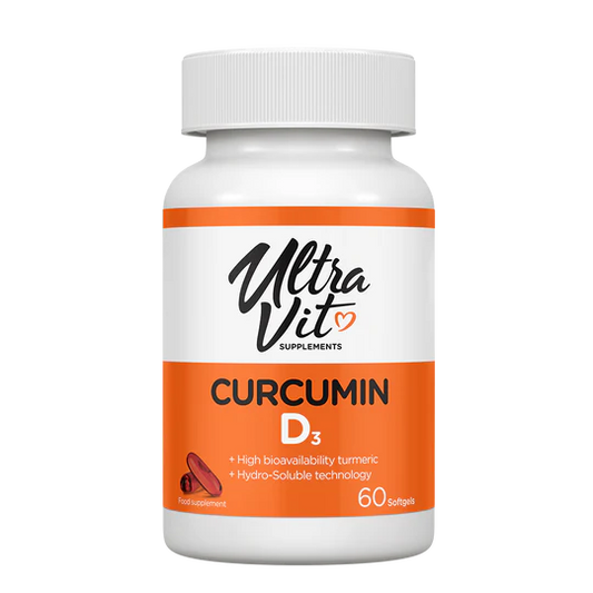 UltraVit Curcumin D3 60 softgels