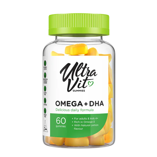 ULTRAVIT Gummies Omega + DHA 60