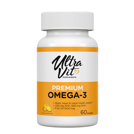 UltraVit Premium Omega-3 60 Soft gels