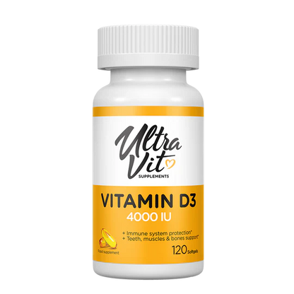 UltraVit Vitamin D3 4000IU 120 softgels