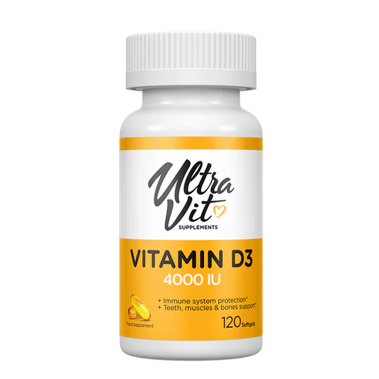 UltraVit Vitamin D3 4000IU 120 softgels