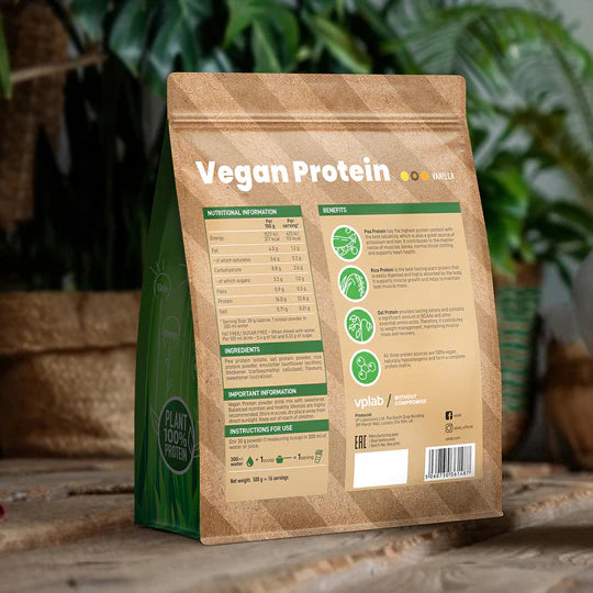 Vplab Vegan Protein Vanilla 500 г