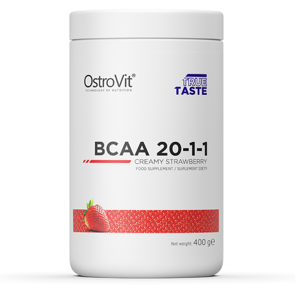 OstroVit BCAA 20-1-1 400 g, Creamy Strawberry