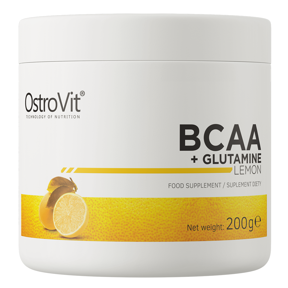 OstroVit BCAA + Glutamine 200 g, Lemon