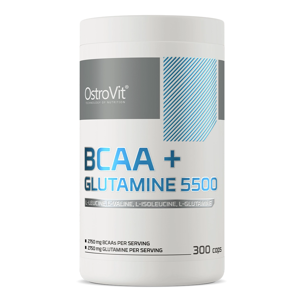 OstroVit BCAA + Glutamiin 5500 mg 300 kapslit
