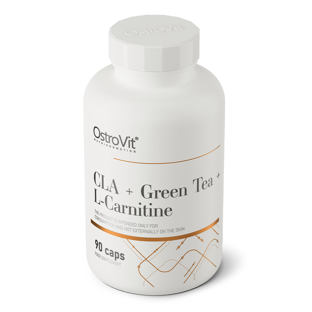 OstroVit CLA + Roheline Tee + L-karnitiin 90 pehme geel
