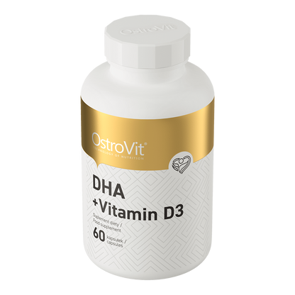 OstroVit DHA + витамин D3 60 капсул