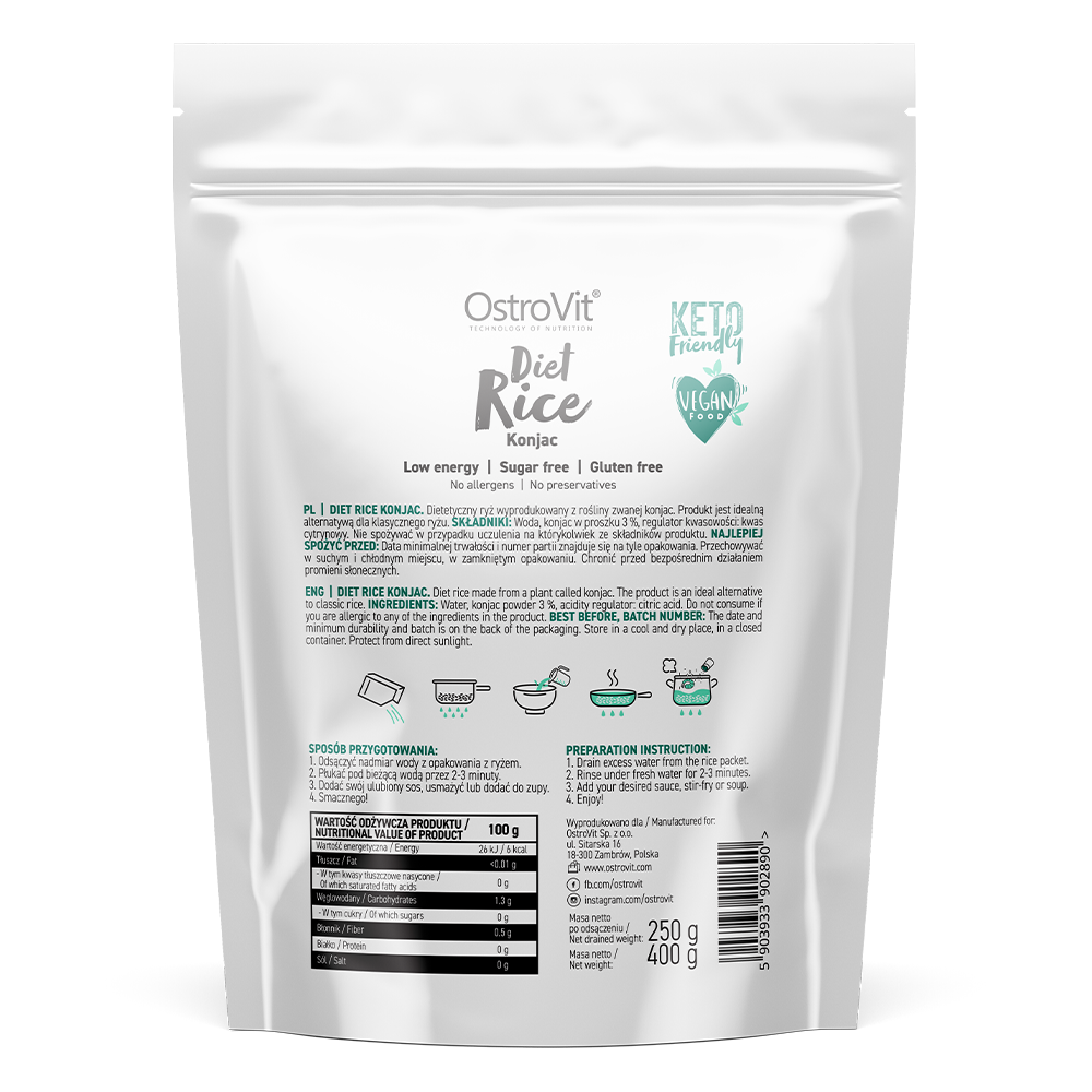 OstroVit  Diet Rice Konjac 400 g