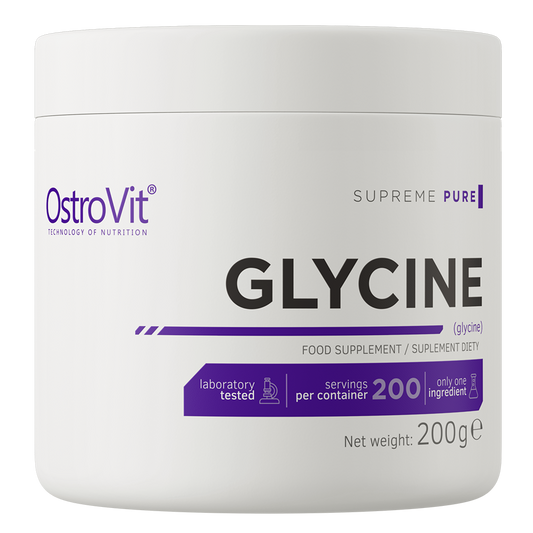OstroVit Supreme Pure Glycine 200 g, Looduslik