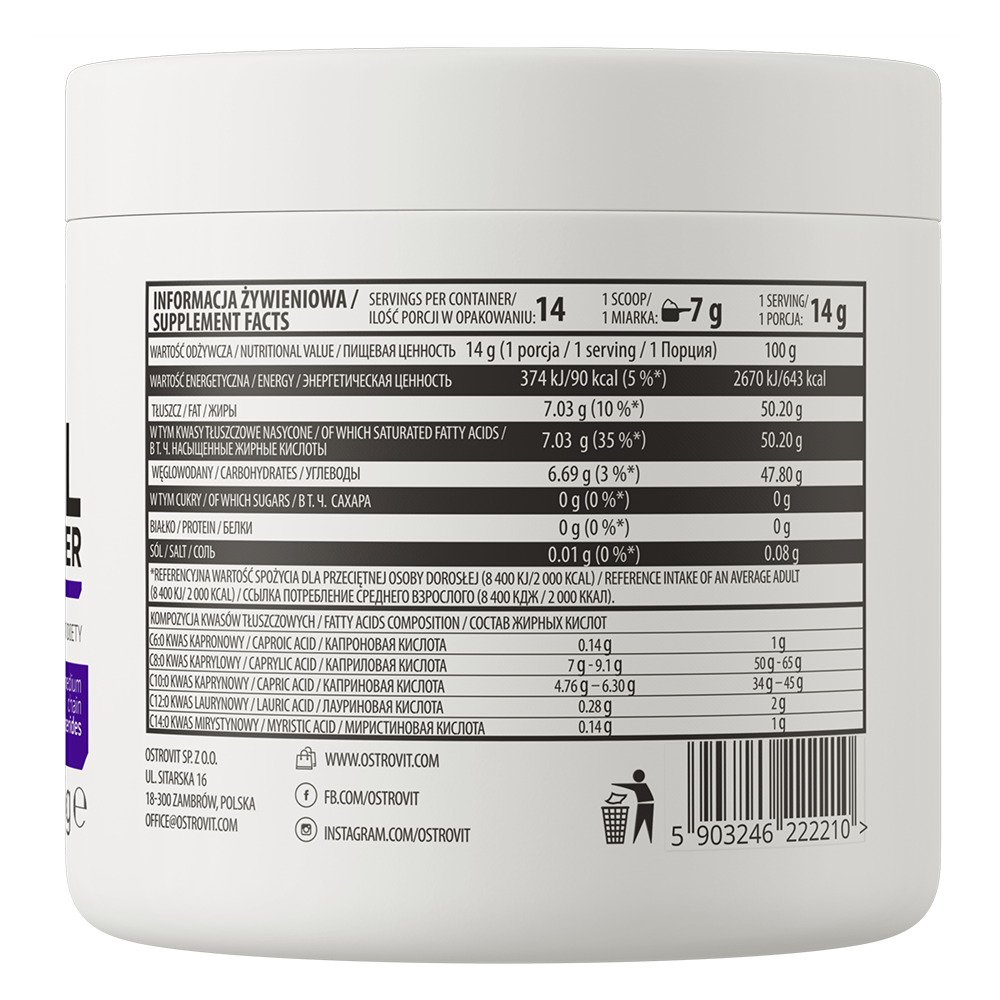 OstroVit MCT Oil Powder 200 g, Natural