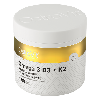 OstroVit Omega 3 D3+K2 180 caps