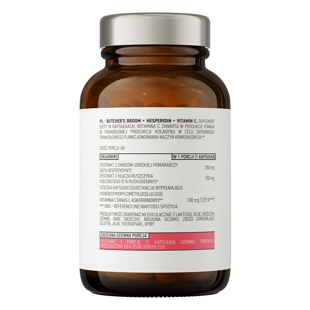 OstroVit Pharma Рускус + Гисперидин + Витамин С 60 капсул