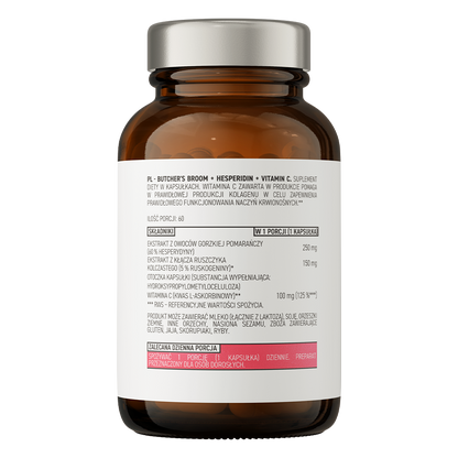 OstroVit Pharma Ruscus + Hesperidiin + C-Vitamiin 60 kapslit