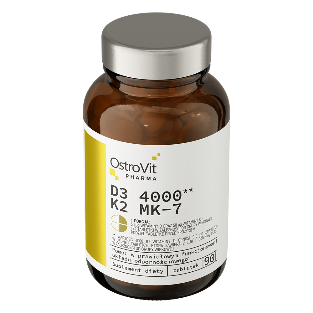 OstroVit Pharma D3 4000 IU + K2 MK-7 90 tablets
