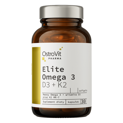 OstroVit Pharma Elite Omega 3 D3 + K2 30 capsules
