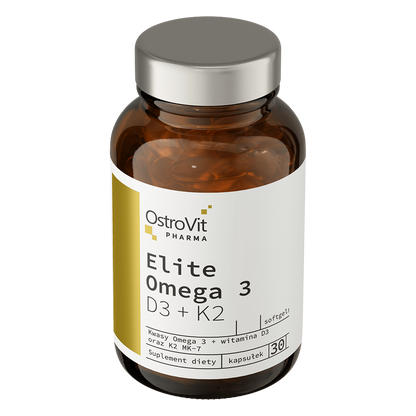 OstroVit Pharma Elite Omega 3 D3 + K2 30 kapslit