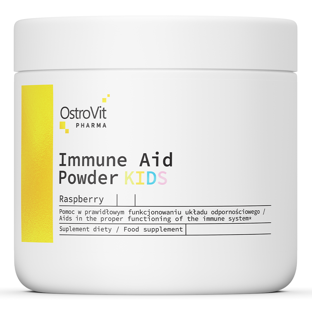 OstroVit Pharma Immune Aid KIDS Powder 100 g, Raspberry