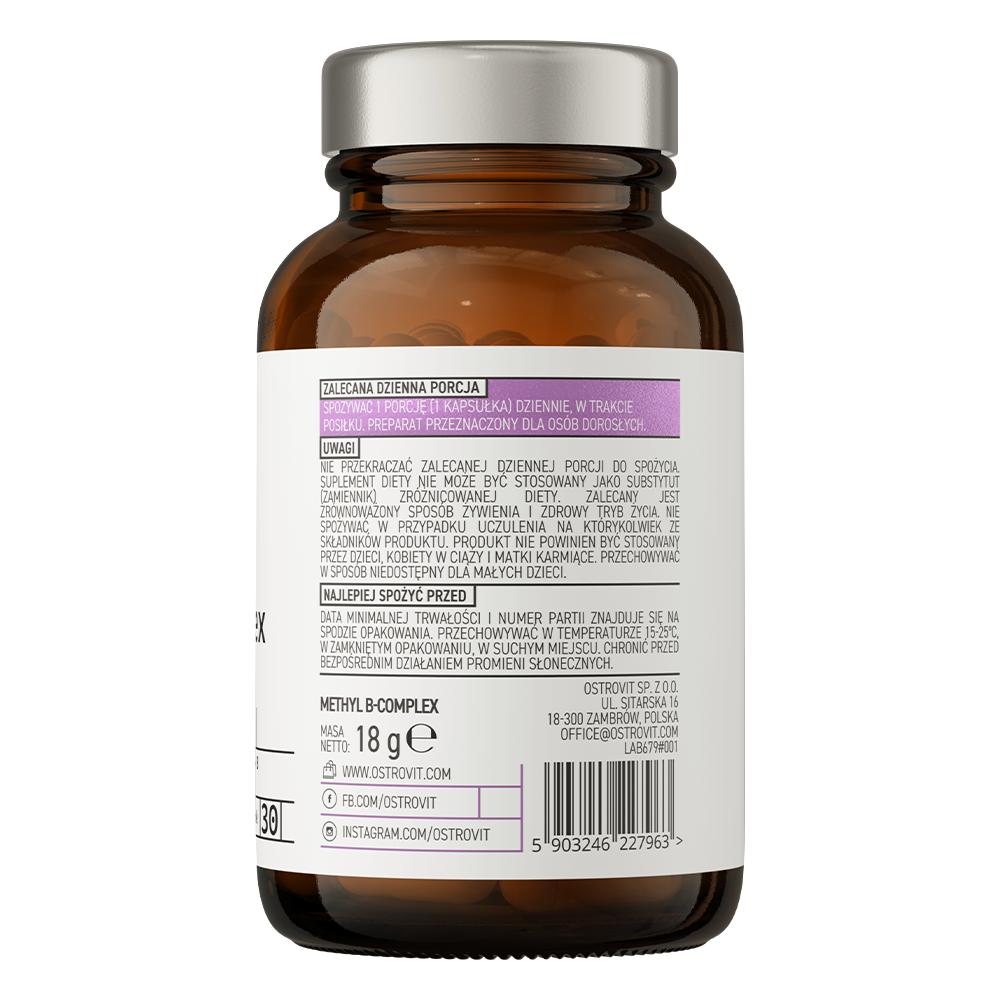 OstroVit Pharma Methyl B-Complex 30 capsules