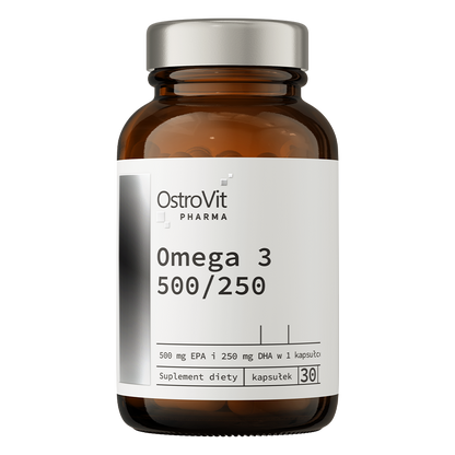 OstroVit Pharma Omega 3 500/250 30 pehmed geelid
