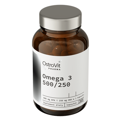 OstroVit Pharma Omega 3 500/250 30 pehmed geelid
